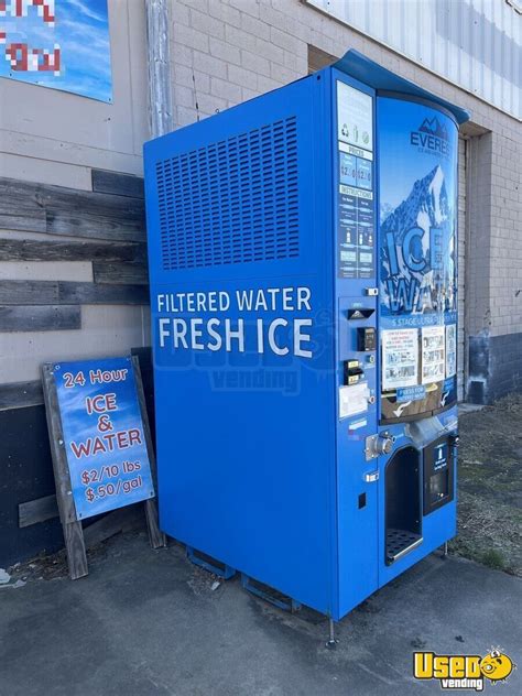 Everest Ice Vx Bagged Ice And Filtered Water Vending Machine For