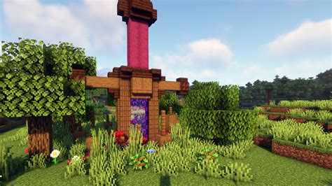 Nether Sword Portal but it is a Wooden Sword : Minecraftbuilds