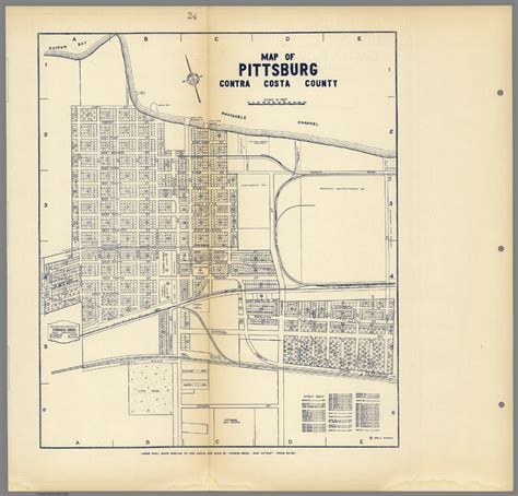 Map Of Pittsburg Contra Costa County California David Rumsey Historical Map Collection