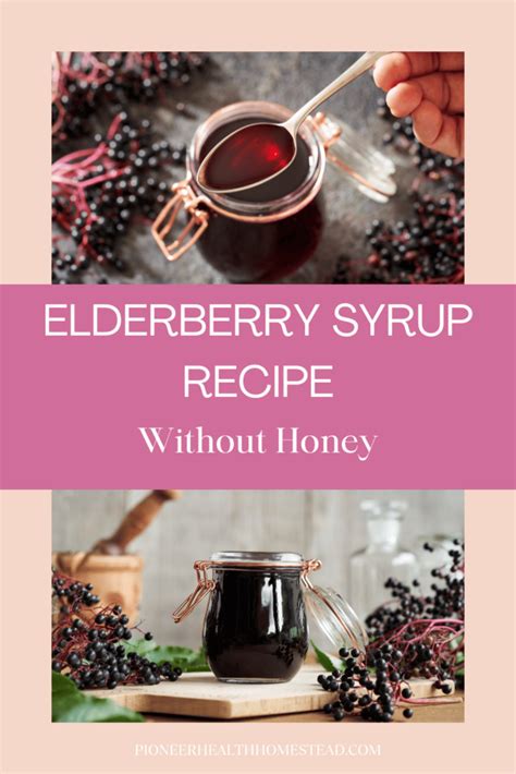 Elderberry Syrup Recipe Without Honey Easy And Free Recipe Pioneer