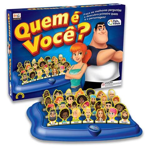 Jogo Quem é Você Tabuleiro Pais e Filhos Jogos de Tabuleiro