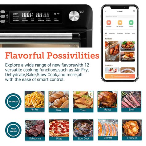 COSORI CS100 AO 25L Smart WiFi Air Fryer Toaster Oven VeSync Store