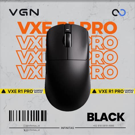 Jual Vgn Vxe R1 Pro 4k Wireless Light Weight Gaming Mouse Hitam Don