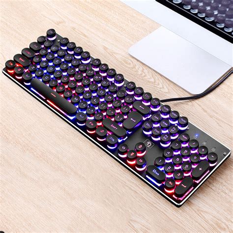 Wired Gaming Keyboard Mechanical LED Backlit Keybo... – Grandado