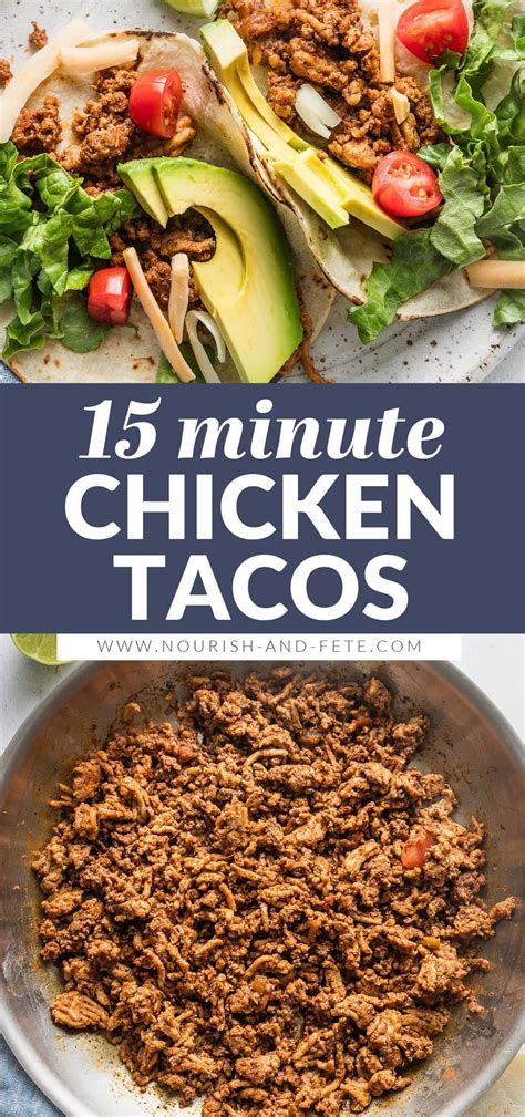 Ground Chicken Tacos Artofit