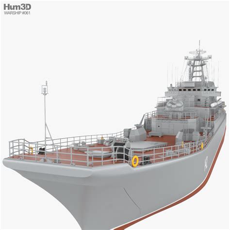 Ropucha-class landing ship 3D model - Download Warship on 3DModels.org