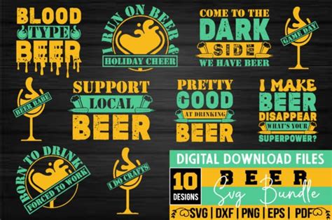 Beer Svg Bundle Graphic By Binasvgbundle · Creative Fabrica