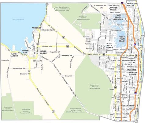 Broward County Map Florida Us County Maps