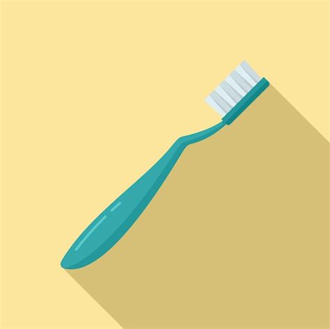 Premium Vector Survival Toothbrush Icon Flat Illustration Of Survival