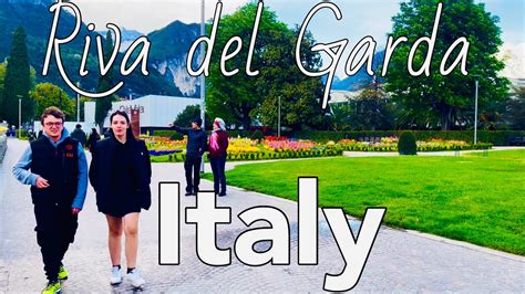 Italy K Walking Tour Riva Del Garda Trentino Italy April