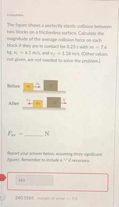 Solved Computation The Figure Shows A Perfectly Elastic Chegg