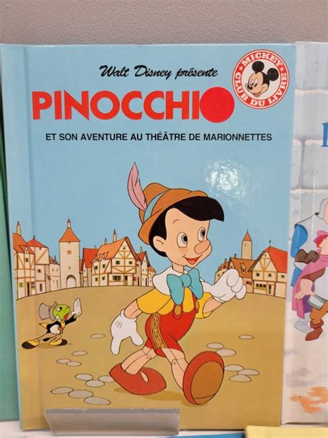 Mickey Club Du Livres Mickey Mouse Club Books Pinocchio Etsy