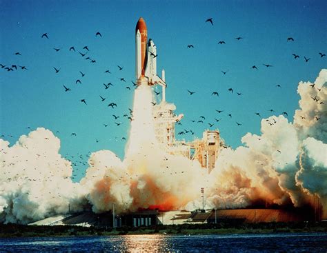 Launch Of Space Shuttle Challenger 51-l Photograph by Nasa/science ...