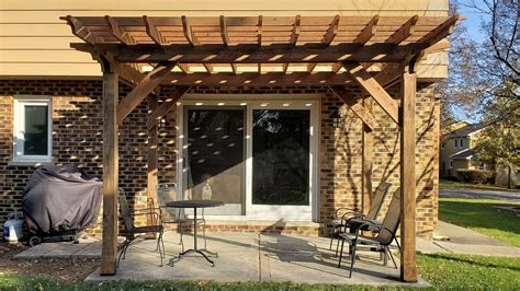 How To Build A Pergola On A Concrete Patio In Two Days 18 Steps With Pictures Instructables