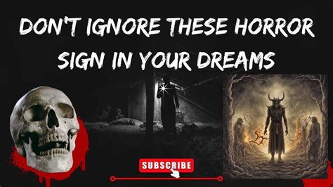 Decoding The Horror Messages Hidden In Your Dreams Signs You Must Not