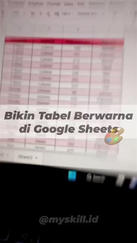 Myskill Si Paling Belajar On Twitter Bikin Tabel Berwarna Di