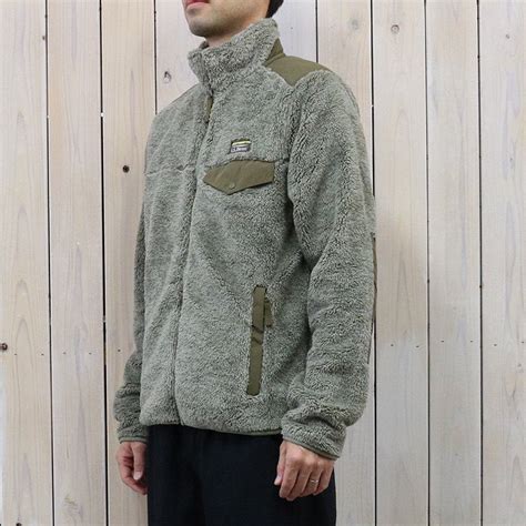 L L Bean『hi Pile Fleece Full Zip Jacket』 Eucalyptus Dark Olive Reggieshop