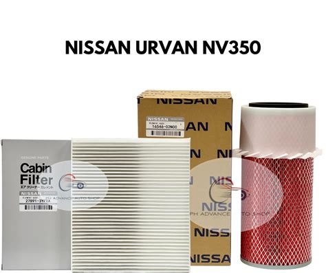 Combo Cabin Filter And Air Filter Nissan Urvan Nv350 Cmb3y02 Lazada Ph