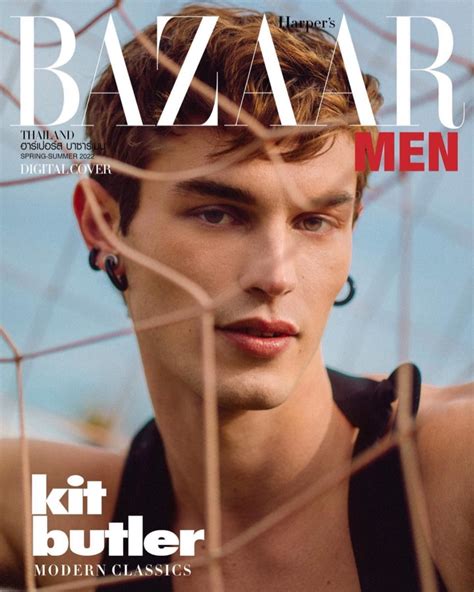 Kit Butler Model Harpers Bazaar Men Thailand Cover Editorial Kit