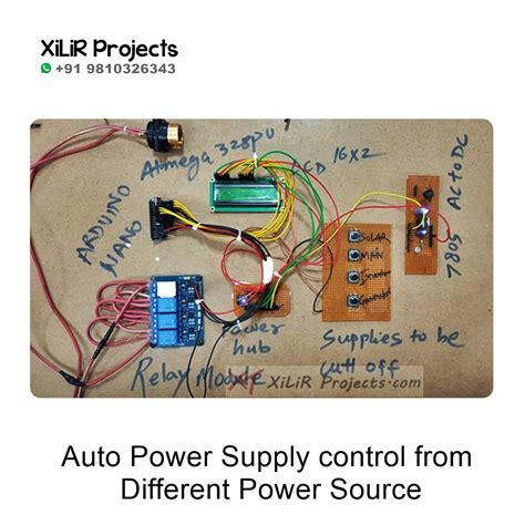 Auto Power Supply Control From Different Power Source Mtech Btech