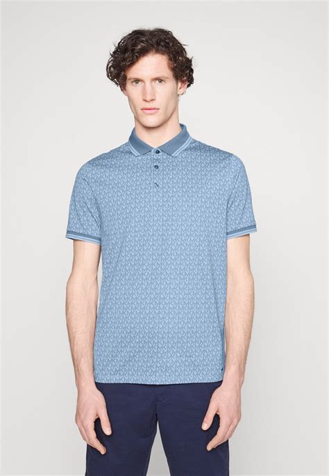 Michael Kors Greenwich Polo Shirt Chambray Blue Zalando De