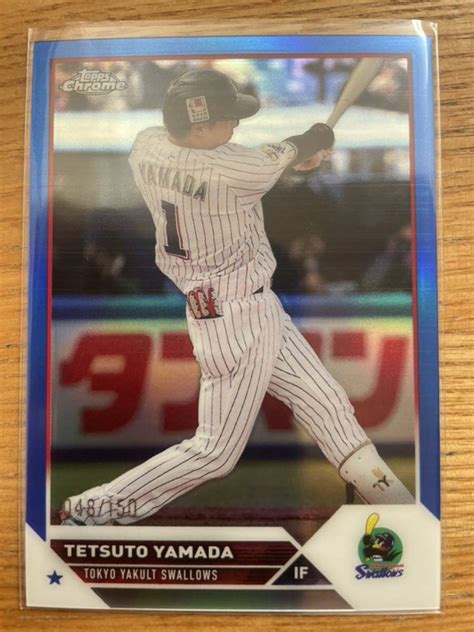 Topps Chrome Npb 2023 東京ヤクルトスワローズ 山田 哲人選手 150枚限定topps｜売買されたオークション情報