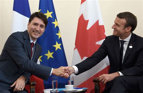 Justin Trudeau And Emmanuel Macron Took Pinterest Photos Together