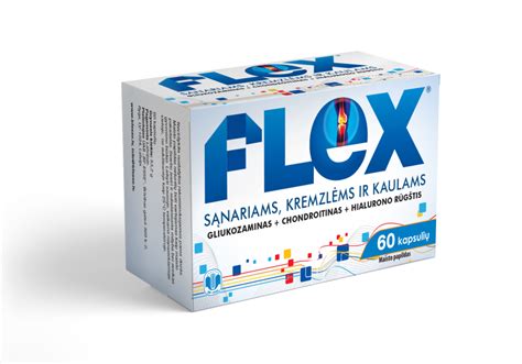 FLEX maisto papildas sąnariams kremzlėms ir kaulams 60 kaps Camelia