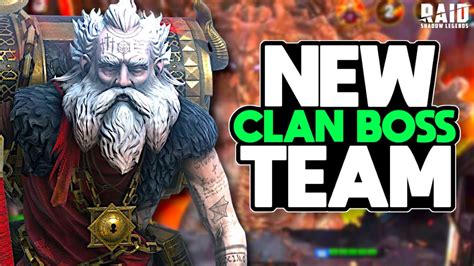 New Rebuilt Wixwell Clan Boss Team In Raid Shadow Legends Youtube