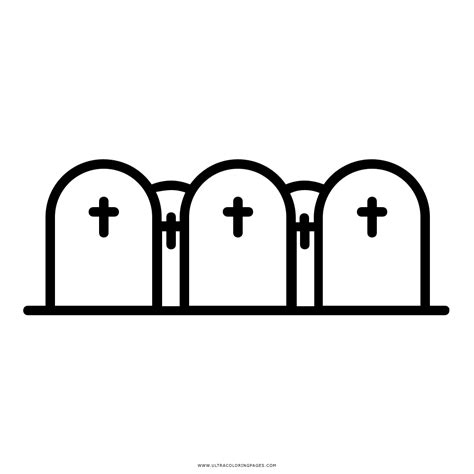 Dibujo De Cementerio Para Colorear Ultra Coloring Pages