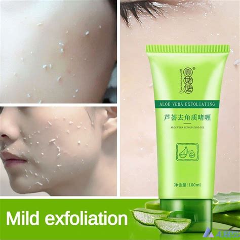 Deep Cleansing Gentle Exfoliating Facial Scrub Exfoliating Aloe Vera Exfoliating Gel Aubesssh