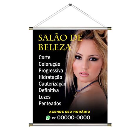 Banner Para Sal O De Beleza Cabelereiro Manicure Est Tica