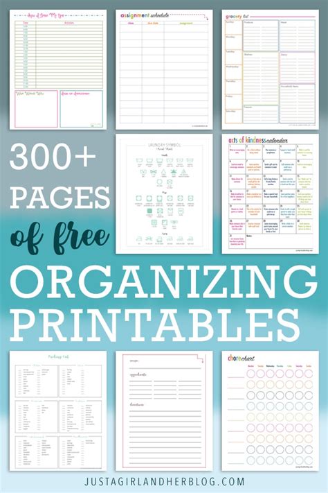 FREE Printable Library | 65+ Free Printables to Organize Your Life 