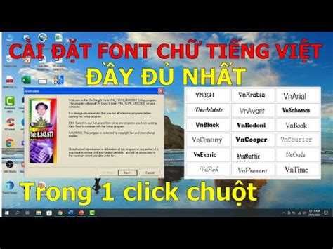 C Ch C I T Font Ch Ti Ng Vi T Cho M Y T Nh Windows Y Nhanh