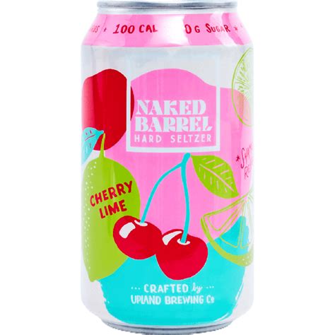 Naked Barrel Hard Seltzer Cherry Lime Upland Brewing Company Buy