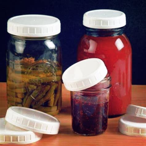 Jual Ball Mason Jar Plastic Storage Lids Caps Regular And Wide Mouth