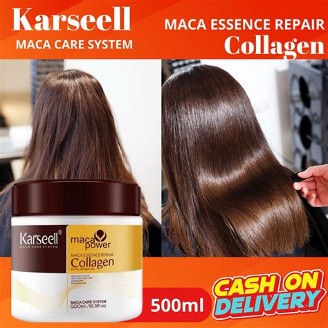 Jual Terbaru Karseell Maca Essence Repair Collagen Hair Mask Ml