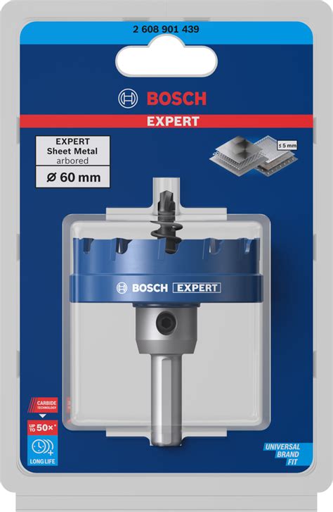 Scie trépan avec adaptateur EXPERT Sheet Metal Bosch Professional