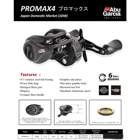 Jual Reel Casting Abu Garcia Promax Shopee Indonesia