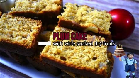 Christmas Fruit Cake Soft And Moist Rich Plum Cake With English Subtitles Youtube