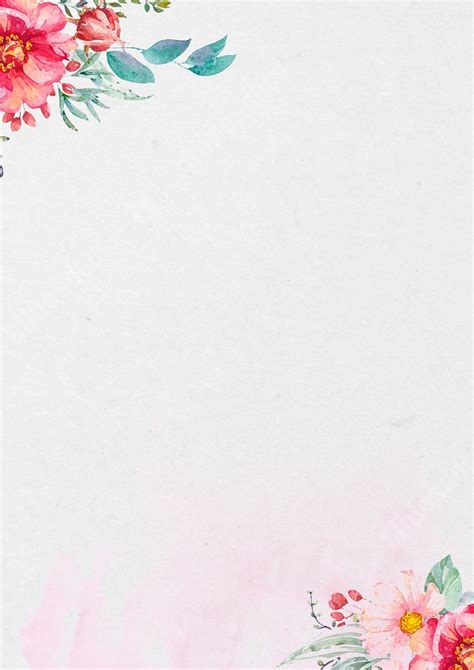 Delicate Flower That Radiates Warmth Page Border Background Word