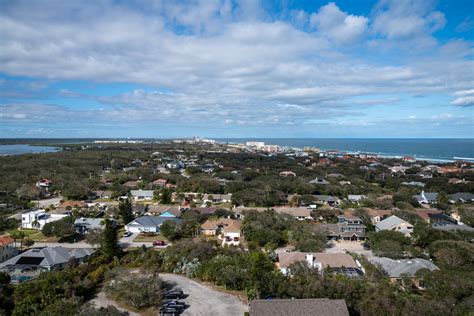 Aerial Cityscape View Of Ponce Inlet Florida And The Atlan Flickr