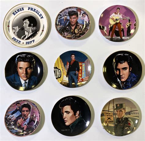 Lot 279 Elvis Presley Collectable Plates