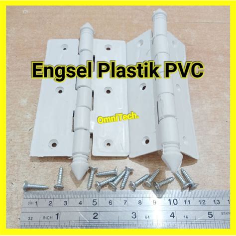 Jual Engsel Plastik Pvc Pintu Toilet Kamar Mandi Wc Putih Coklat