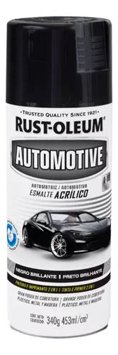 Spray Automotivo Preto Brilhante Rust Oleum