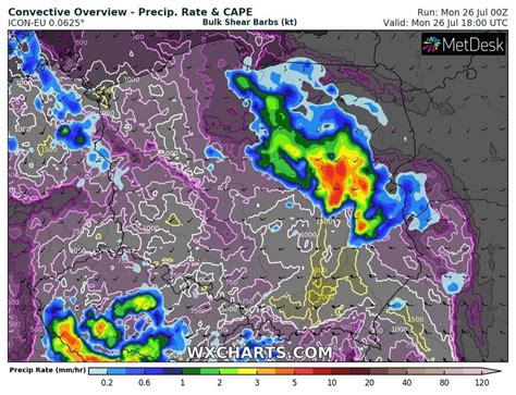 Pogoda na 26 lipca 2021 Lokalny upał miejscami opady i burze