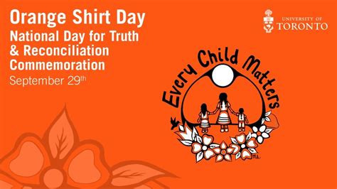 Orange Shirt Day And National Day For Truth Reconciliation