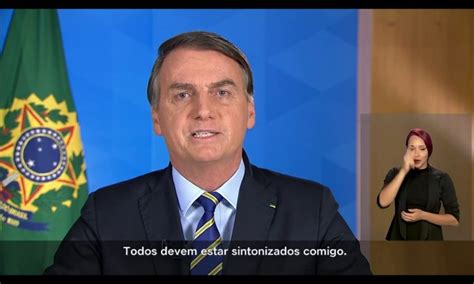 Na Tv Bolsonaro Responsabiliza Governadores Por Efeitos Do Isolamento