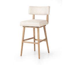 Pardy Upholstered Swivel Stool Pottery Barn