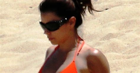Latest Eva Longoria Bikini Malfunction Nip Slip In Puerto Rico OOPS